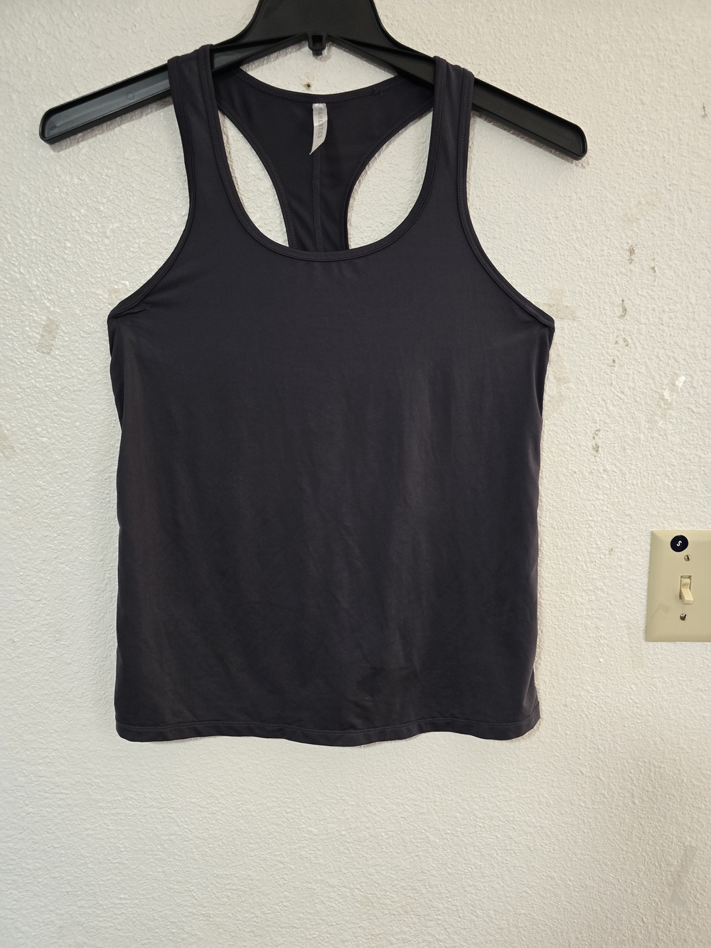 Fabletics Black Racerback Performance Tank - Picture 2 of 4
